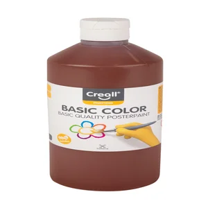 Plakkaatverf Creall basic donkerbruin 500ml