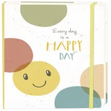 Notitieboek Smiley Happy Day A5 lijn 92 pagina's softcover