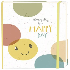 Notitieboek Smiley Happy Day A5 lijn 92 pagina's s