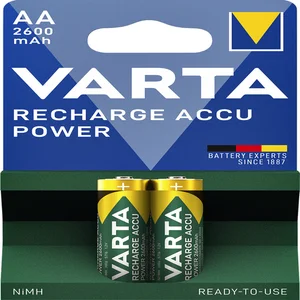 Batterij oplaadbaar VARTA 2x AA 2600mAh ready2use