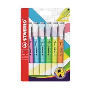 Markeerstift STABILO Swing cool 275/6 assorti etui