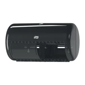 Toiletpapierdispenser Tork T4 Elevation duo zwart