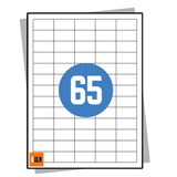 DULA Etiketten A4 65 stickers per vel 38,1x21,2mm 100 vel