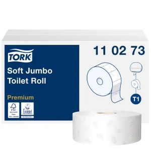Toiletpapier Tork T1 Premium jumbo 2-laags 360m wi
