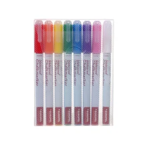 Krijtstift Europel watervast 1-3mm assorti etui 8