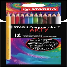 Kleurpotloden STABILO 1624 aquacolor Arty assorti