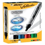 Whiteboardmarker Bic Velleda liquid rond medium assorti 4 stuks