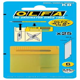 Reservemes Olfa KB blister à 25 stuks