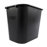 Afvalbak Rubbermaid medium 26 liter zwart