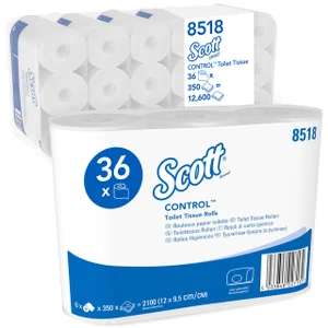 Toiletpapier Scott Control 3-laags 350 vel wit 851