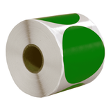 DULA Etiketten rond groen 65mm - 500 stickers op rol - Sluitzegel