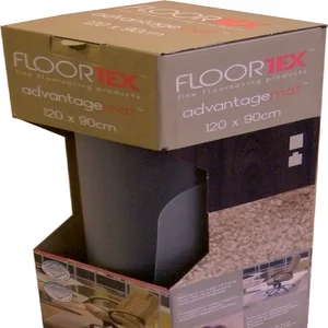 Stoelmat Floortex PVC 120x90cm voor harde vloeren