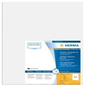 Etiket HERMA 9544 297x420mm weerbestendig wit 40 s