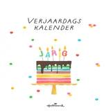 Verjaardagskalender kort Pretty Cute 21x30cm