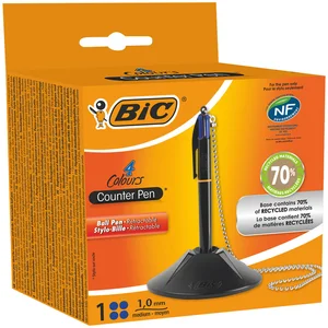 Baliebalpen Bic met ketting medium zwart