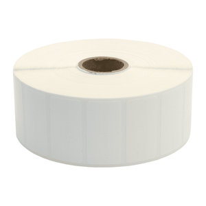 DULA Thermal Transfer Etiket - Polypropyleen - 38x19mm - kern 25mm - 3300 per rol - Permanent