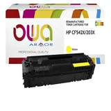 Tonercartridge OWA alternatief tbv HP CF542X geel