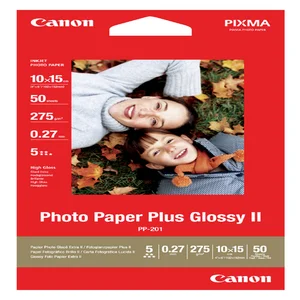 Inkjetpapier Canon PP-201 10x15cm 260gr glans 50 v