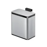 Afvalbak EKO Puro klein 7 liter zilver