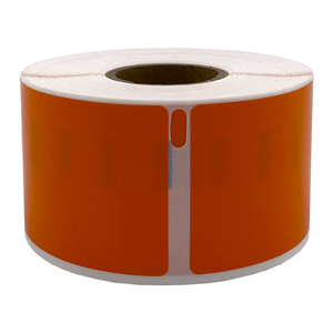 DULA - Dymo 99012/S0722400 Oranje label 36x89mm 260 etiketten per rol