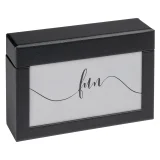Fotobox walther design Fun 10x15cm 100 foto's zwart