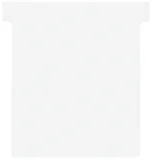 T-kaart Nobo nr.3 80mm wit 100 stuks