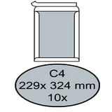 Envelop Quantore bordrug C4 229x324mm zelfklevend wit 10 stuks