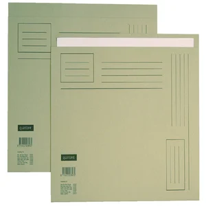 Vouwmap Quantore Folio ongelijke zijde 320gr grijs