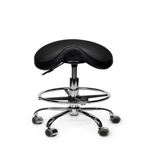 Zadelkruk Office Premium laag met voetring harde w