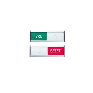 Infobord vrij/bezet 125x30mm