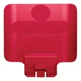 Paneel Rubbermaid Slim Jim Recyclestation voor label rood