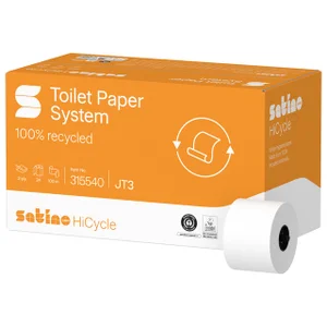 Toiletpapier Satino JT3 HiCycle systeemrol 2-laags