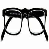 Leesbril I Need You +2.00 dpt Half-line zwart