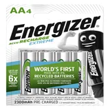 Batterij oplaadbaar Energizer 4x AA 2300mAh