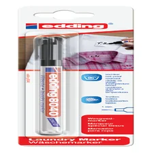 Wasgoedmarker edding 8040 rond 1mm zwart in bliste