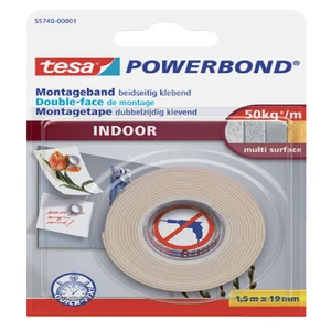 Dubbelzijdig montagetape tesa® Powerbond Indoor 1,