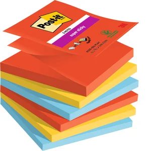 Memoblok Post-it Z-Notes R330 Super Sticky 76x76mm