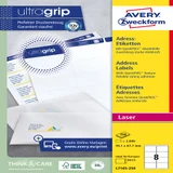 Etiket Avery L7165-250 99.1x67.7mm wit 2000 stuks