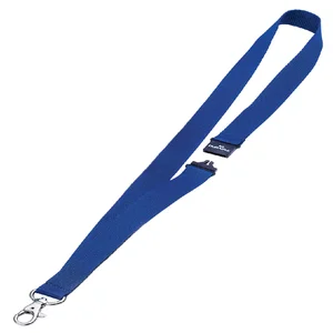 Textielkoord Durable 8137 met karabijnhaak donkerb