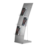 Folderstandaard OPUS 2 6x A4 gebogen wand