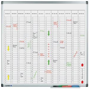 Planbord Legamaster premium jaarplanner verticaal