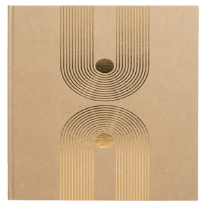 Gastenboek Exacompta Graphik 270x220mm blanco kraf