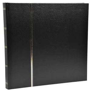 Postzegelalbum Exacompta 22.5x30.5cm 48 zwarte pag