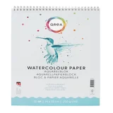 Aquarelblok Qrea 24x32 20 vel 200gr spiraal