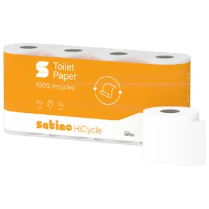 Toiletpapier Satino MT1 HiCycle 2-laags 8x400 vel
