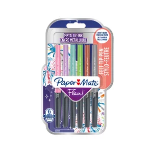 Fineliner Paper Mate Flair Metallic medium blister
