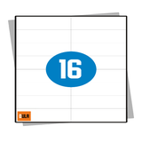 DULA Etiketten A4 16 stickers per vel 105x37mm 1000 vel