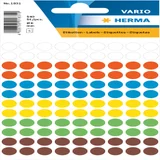 Etiket HERMA 1831 rond 8mm assorti 540 stuks