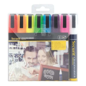 Krijtstift Securit SMA-510 schuin 2-6mm assorti bl