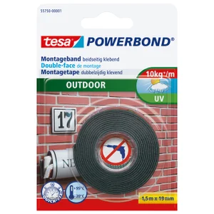 Montagetape tesa® Powerbond Outdoor dubbelzijdig 1